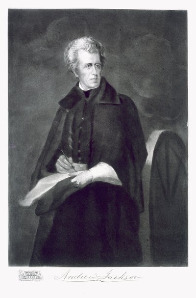 Andrew Jackson, 7th President of the United States of America, pub. 1901 by Eliphalet Frazer Andrews